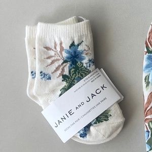 NWT Janie and Jack Tropical Socks Size 0-6 Months